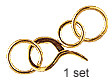 vermeil clasp set